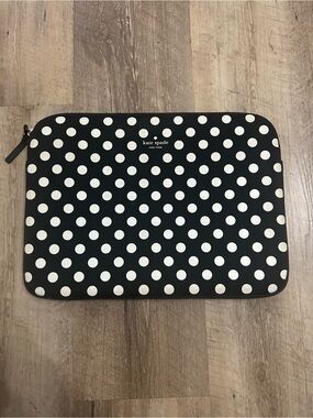 kate spade Black and White Polka Dot Tablet Sleeve